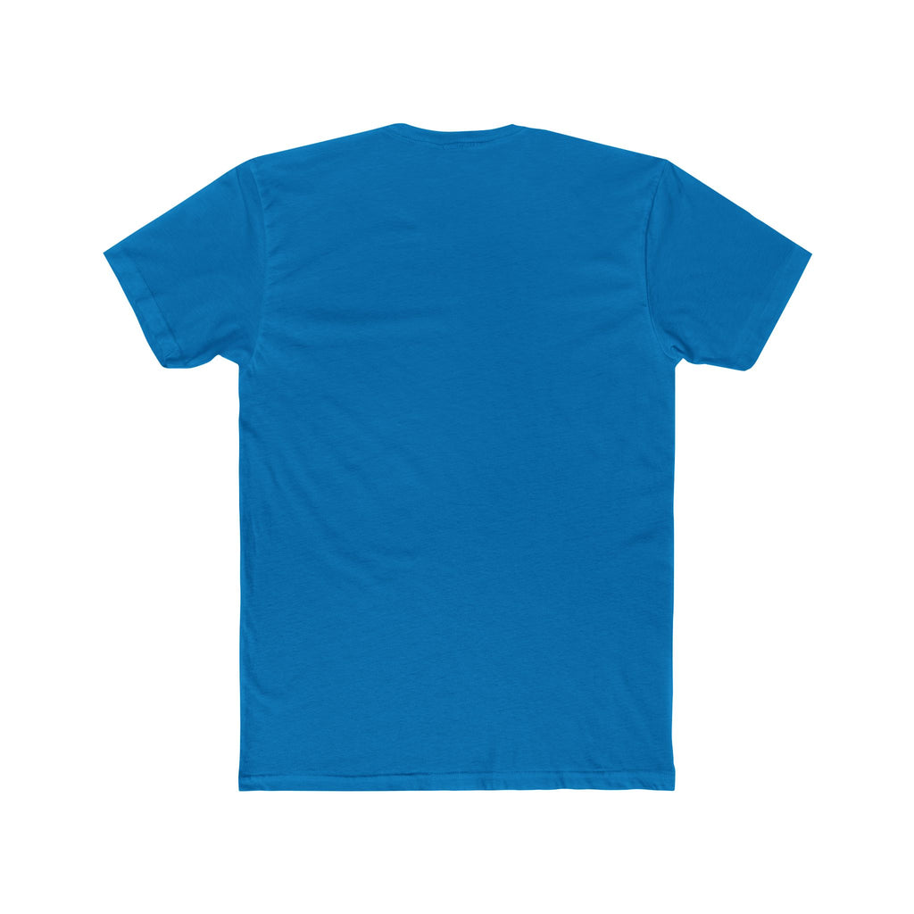 Blue t-shirt on a white background