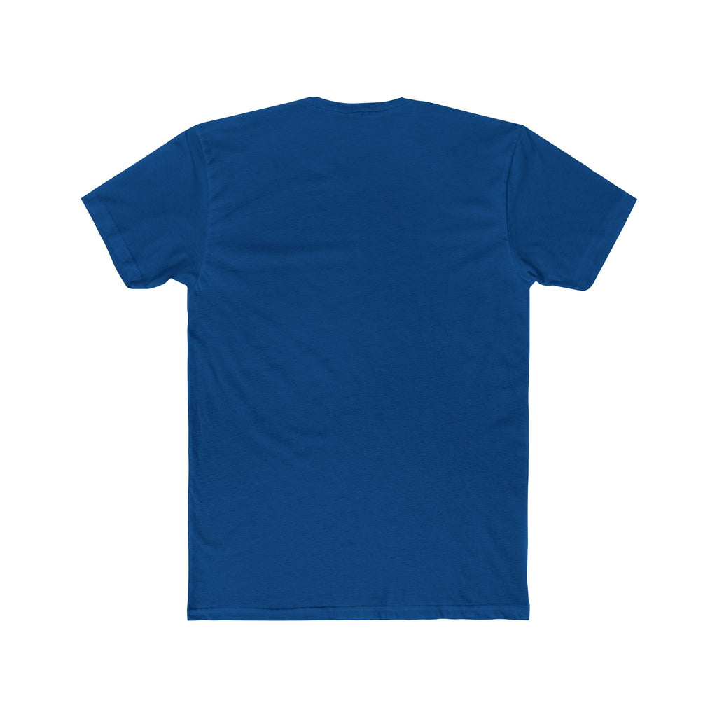 Blue t-shirt on a white background