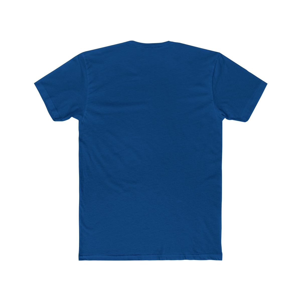 Blue t-shirt on a white background