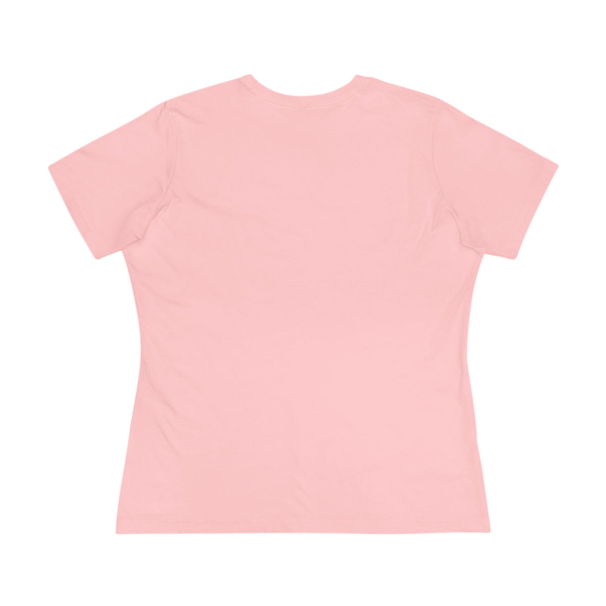 Pink t-shirt on a white background