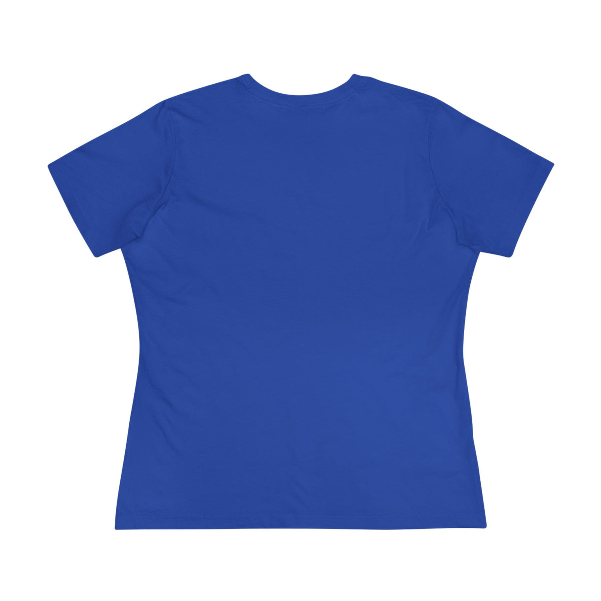 Blue t-shirt on a white background